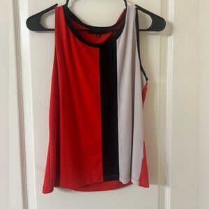 jones new york vintage color block shirt